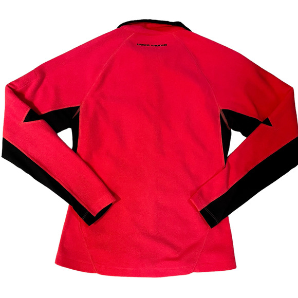 Under Armour Dark Pink Fleece Zip Up Womens Size S - Picture 6 of 6